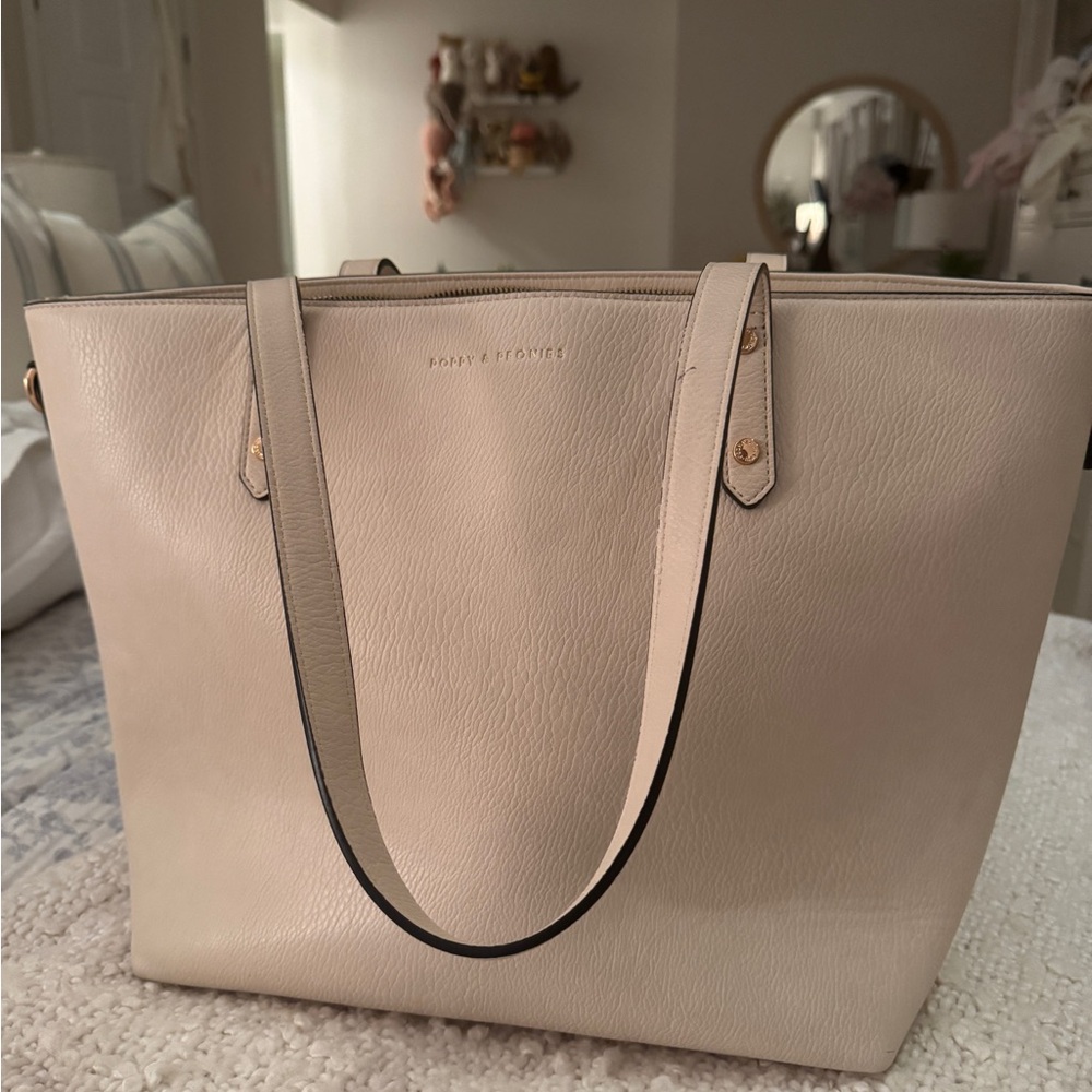 Poppy and Peonies Go Getter Tote